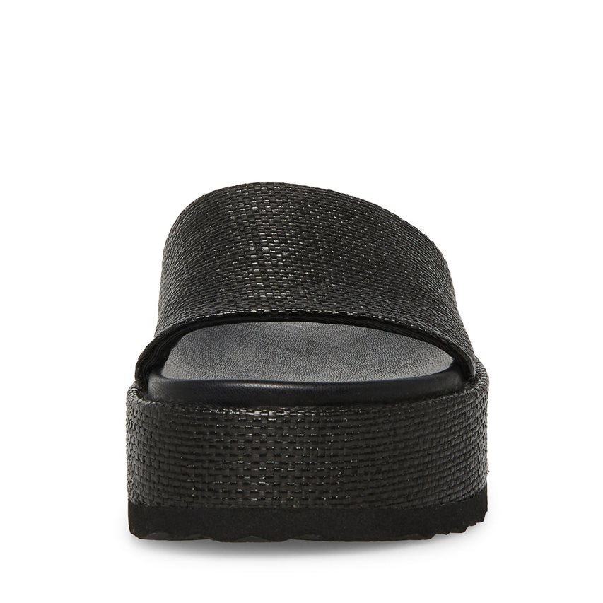 παντοφλεσ γυναικεια Steve Madden Kasper μαυρα | GR-O296PON