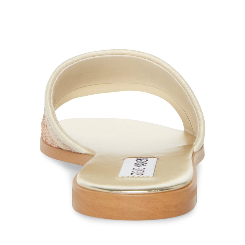 παντοφλεσ γυναικεια Steve Madden Knox-r χρυσο χρωμα | GR-8571VEJ