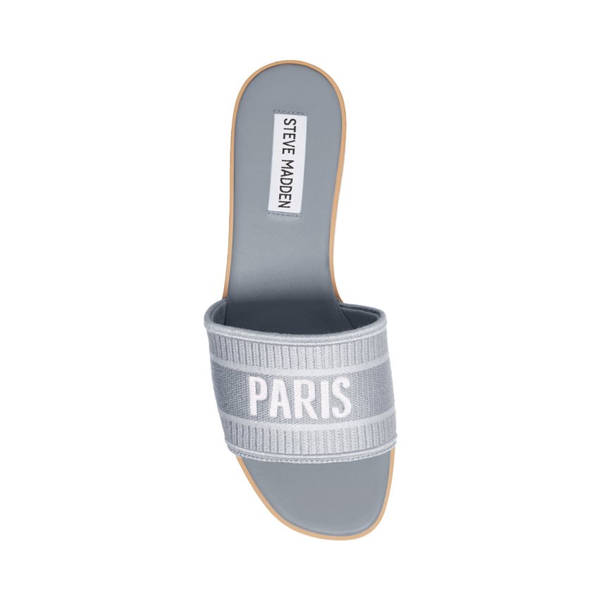 παντοφλεσ γυναικεια Steve Madden Knox γκρι | GR-O918RSO