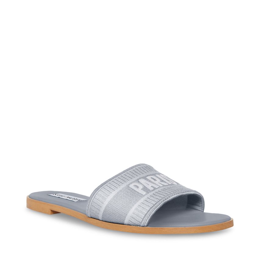 παντοφλεσ γυναικεια Steve Madden Knox γκρι | GR-O918RSO