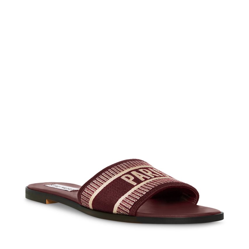 παντοφλεσ γυναικεια Steve Madden Knox μπορντο | GR-1248AGB