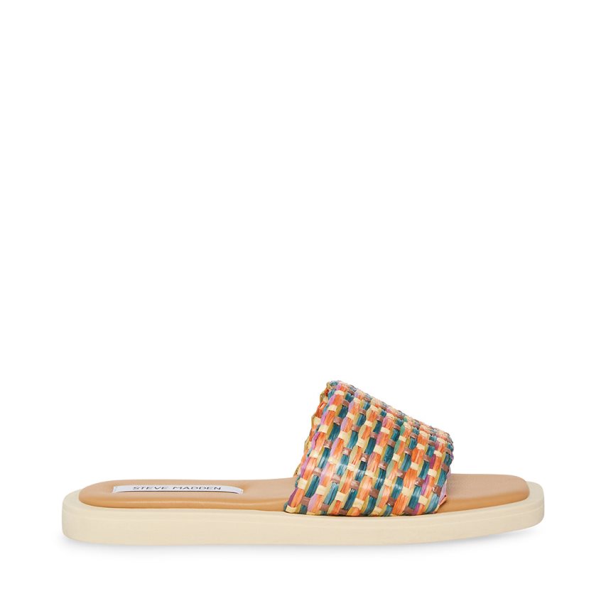 παντοφλεσ γυναικεια Steve Madden Leigh Πολύχρωμο | GR-O756UYW