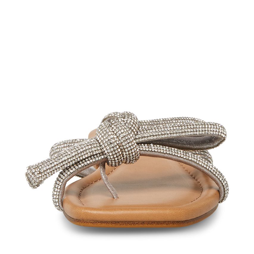 παντοφλεσ γυναικεια Steve Madden Maura-r ασημι | GR-2358GID