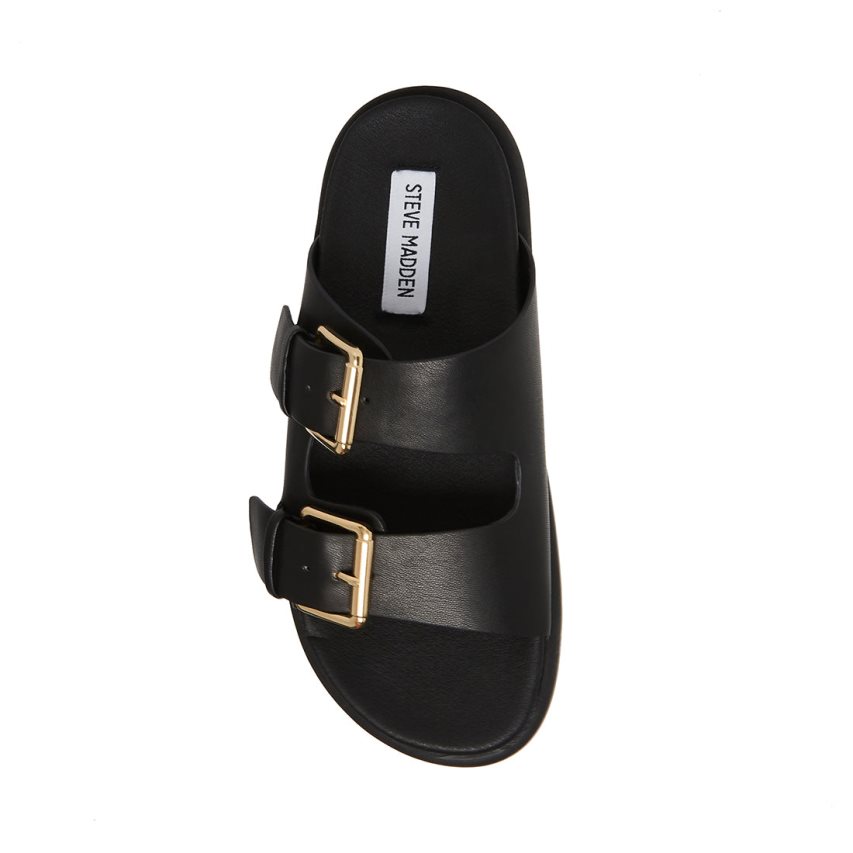 παντοφλεσ γυναικεια Steve Madden Nevara μαυρα | GR-2971ZYE