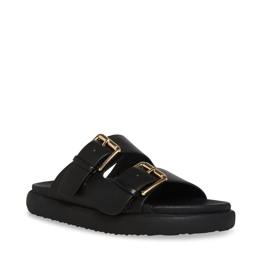 παντοφλεσ γυναικεια Steve Madden Nevara μαυρα | GR-2971ZYE