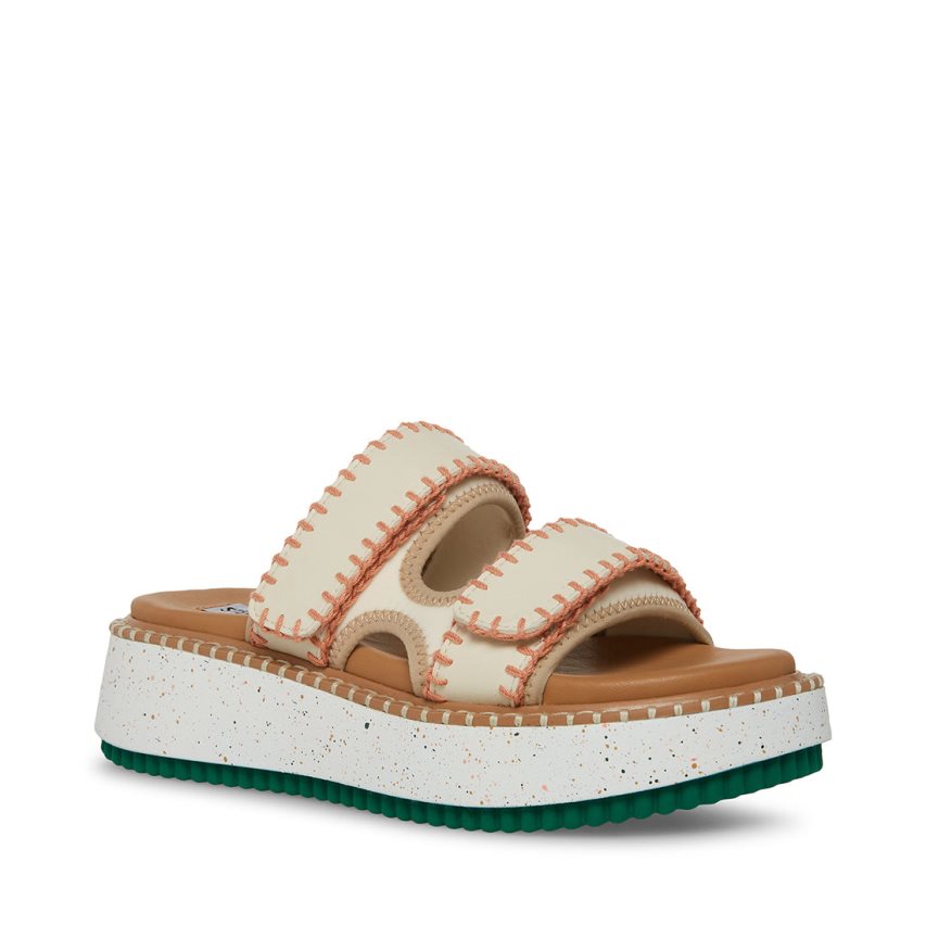παντοφλεσ γυναικεια Steve Madden Otto Μπεζ | GR-58O9ELT