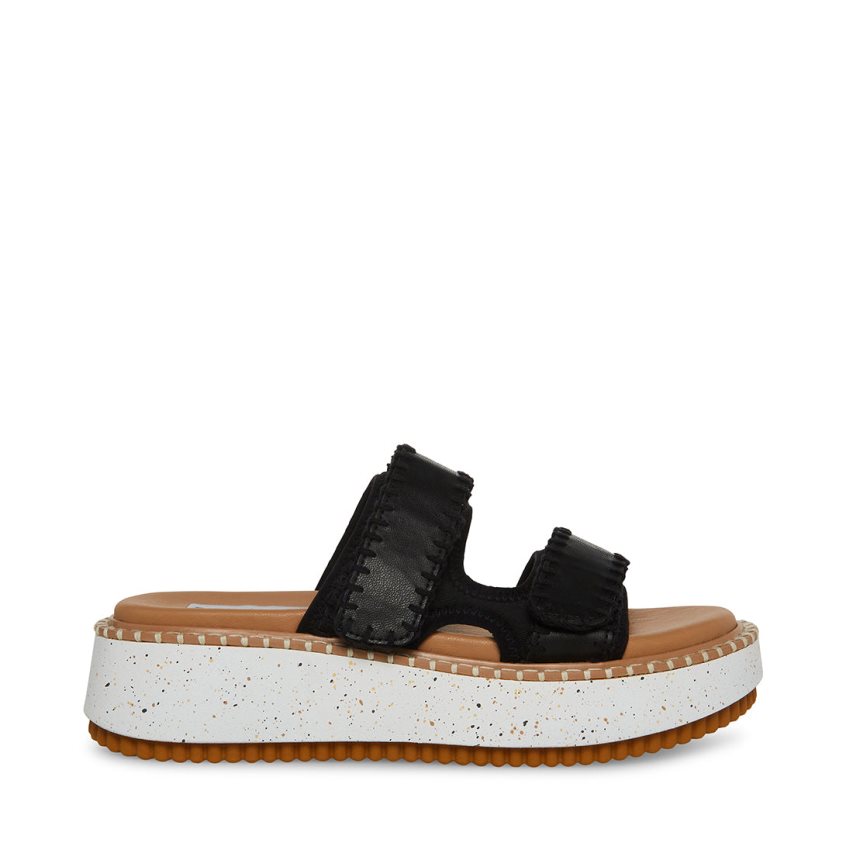 παντοφλεσ γυναικεια Steve Madden Otto μαυρα | GR-O653IJY