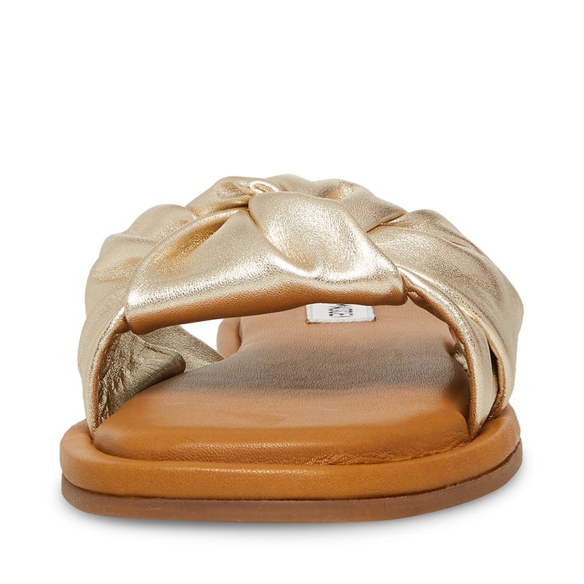 παντοφλεσ γυναικεια Steve Madden Tatiana χρυσο χρωμα | GR-8697NSK