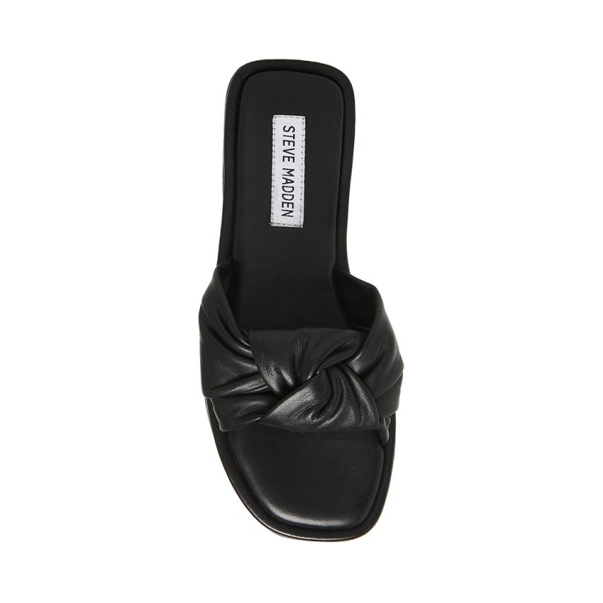 παντοφλεσ γυναικεια Steve Madden Tatiana μαυρα | GR-O973AEY