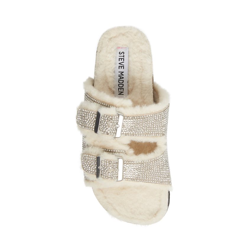 παντοφλεσ παιδικα Steve Madden Jleena ασημι | GR-8273TDJ