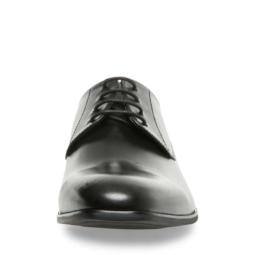 παπουτσια derby ανδρικα Steve Madden Prey δερματινα μαυρα | GR-492ODZR