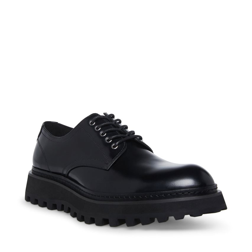 παπουτσια flatforms ανδρικα Steve Madden Torrin μαυρα | GR-452OHFU