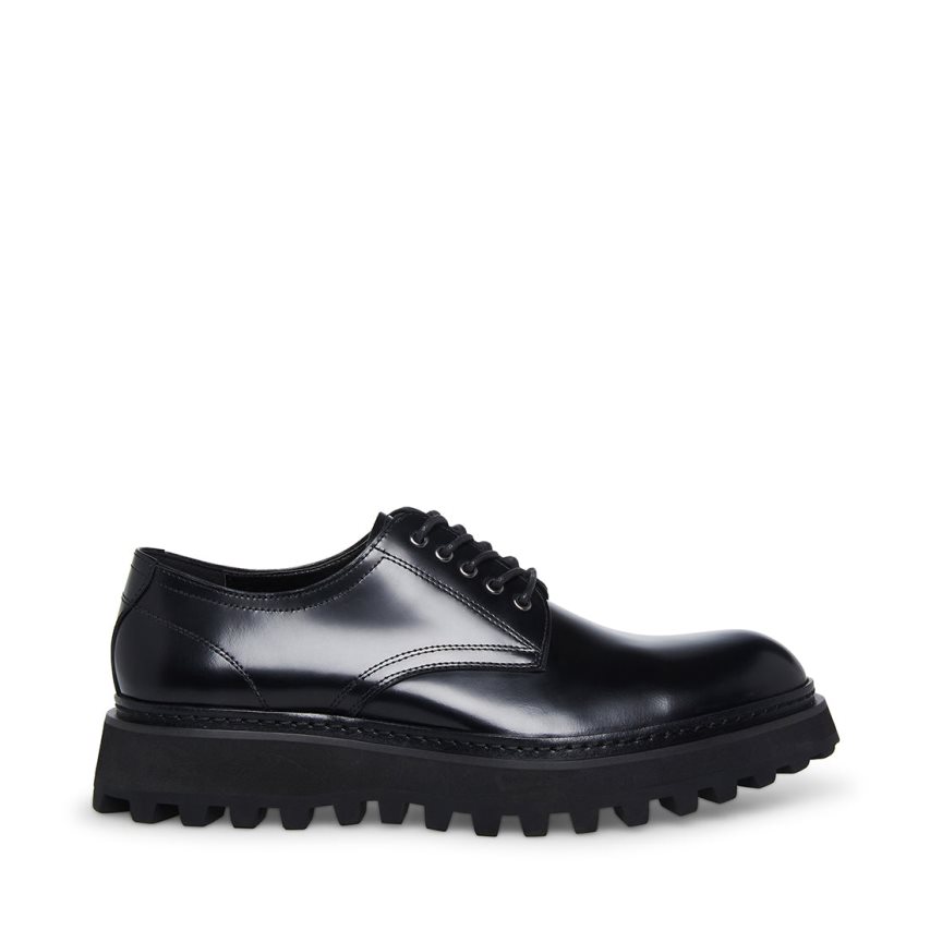 παπουτσια flatforms ανδρικα Steve Madden Torrin μαυρα | GR-452OHFU