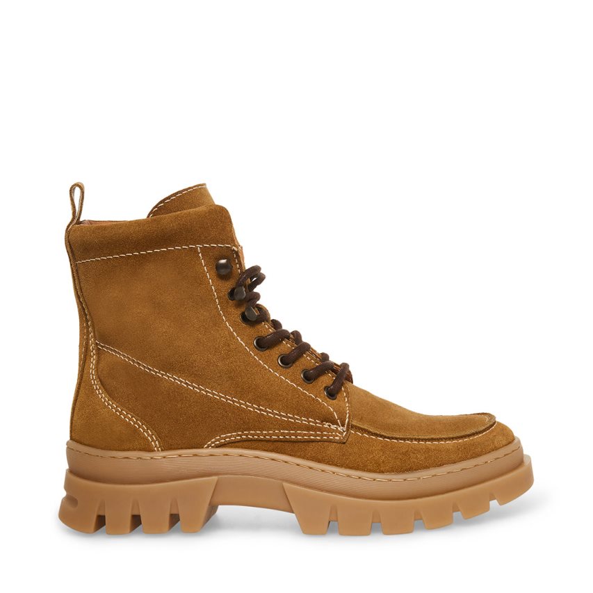 παπουτσια flatforms ανδρικα Steve Madden Wager σουετ καφε | GR-8914MIH