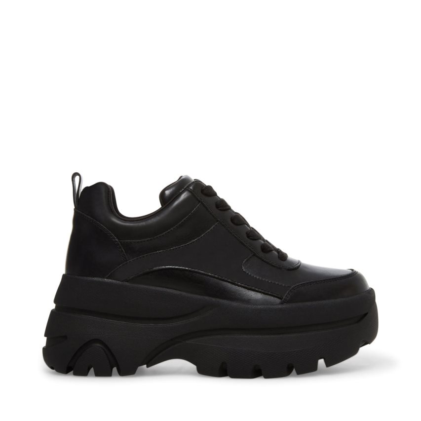 παπουτσια flatforms γυναικεια Steve Madden Hansel μαυρα | GR-13O4WEC