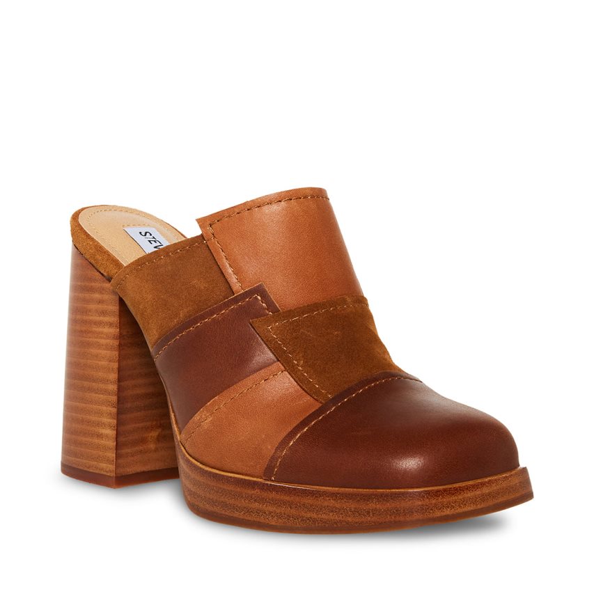 παπουτσια flatforms γυναικεια Steve Madden Lynx καφε | GR-25O1SWA