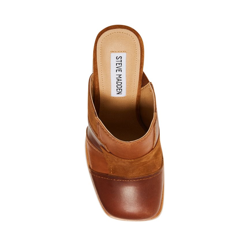 παπουτσια flatforms γυναικεια Steve Madden Lynx καφε | GR-25O1SWA