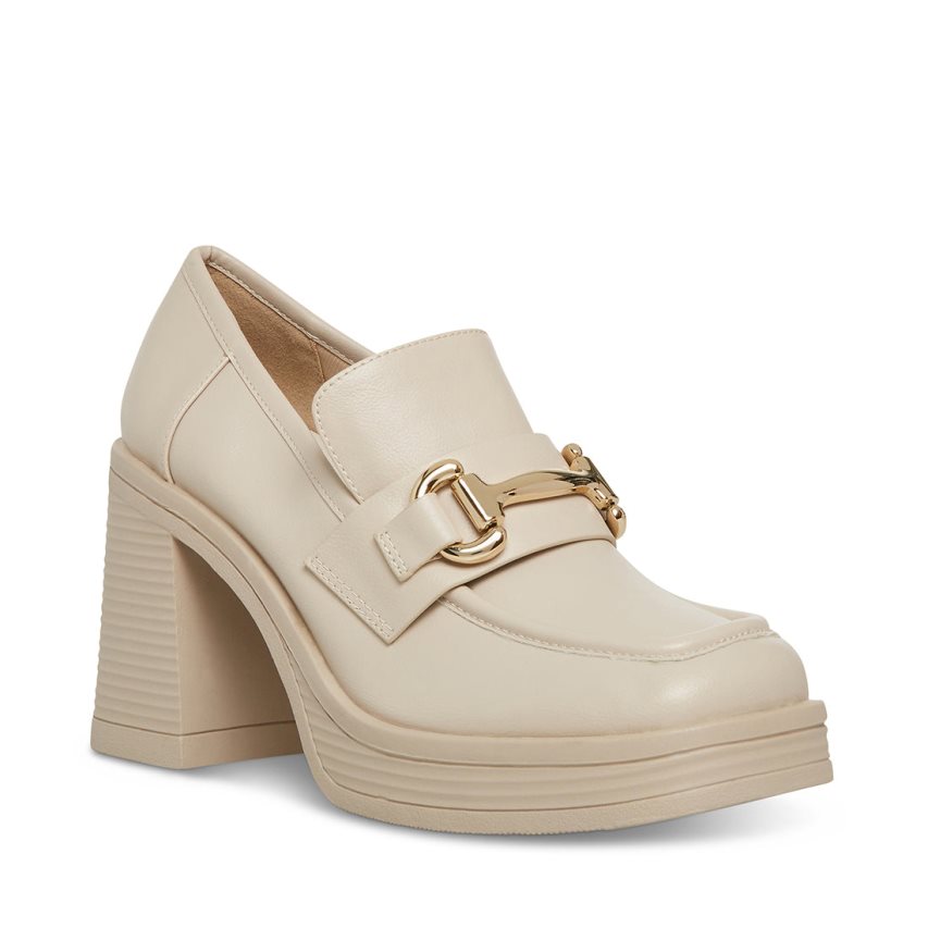 παπουτσια flatforms γυναικεια Steve Madden Nicole Μπεζ | GR-2O18YXW