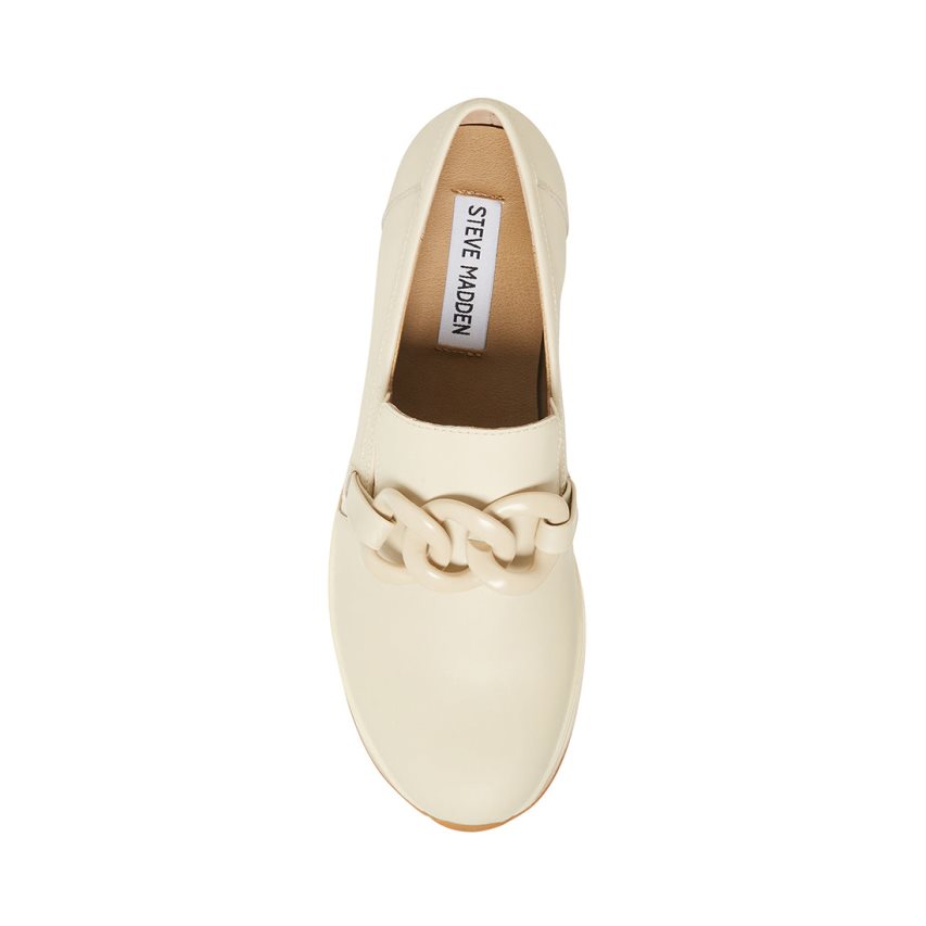 παπουτσια flatforms γυναικεια Steve Madden Haze δερματινα Μπεζ | GR-5361GMA