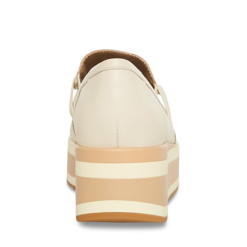 παπουτσια flatforms γυναικεια Steve Madden Haze δερματινα Μπεζ | GR-5361GMA