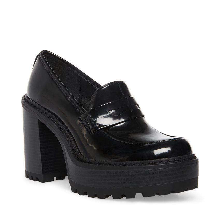 παπουτσια flatforms γυναικεια Steve Madden Kimberley μαυρα | GR-563OSUE