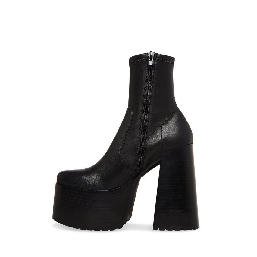 παπουτσια flatforms γυναικεια Steve Madden Kyana μαυρα | GR-8194XYM
