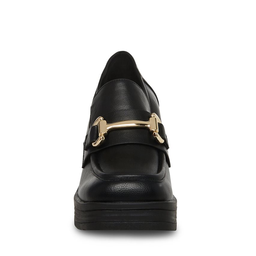 παπουτσια flatforms γυναικεια Steve Madden Nicole μαυρα | GR-8421FTL