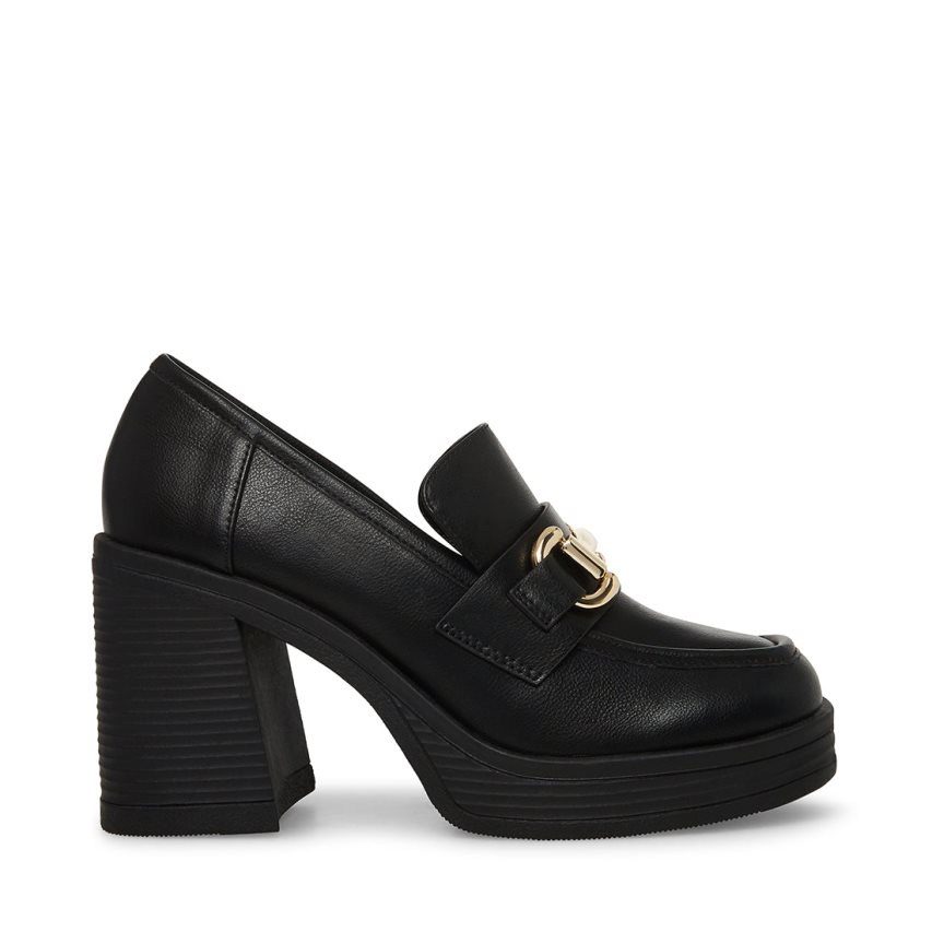 παπουτσια flatforms γυναικεια Steve Madden Nicole μαυρα | GR-8421FTL