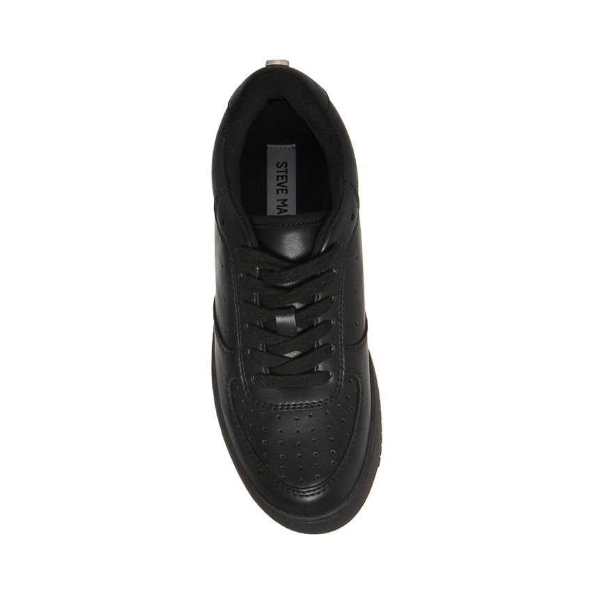 παπουτσια flatforms γυναικεια Steve Madden Rocket μαυρα | GR-9853ULF
