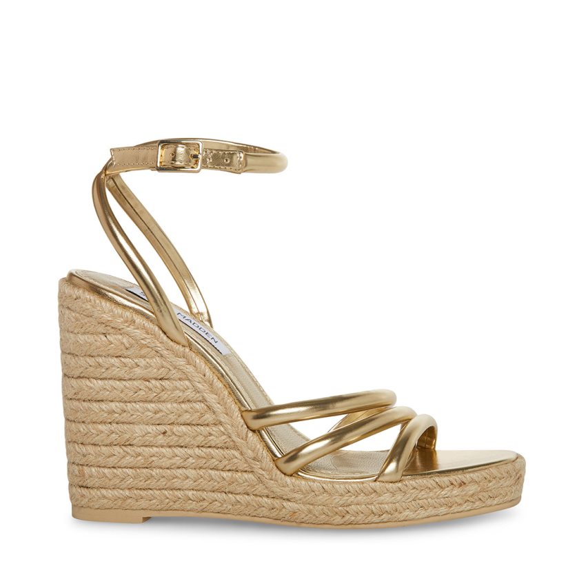 παπουτσια πλατφορμα γυναικεια Steve Madden Taylor χρυσο χρωμα | GR-1426LBU