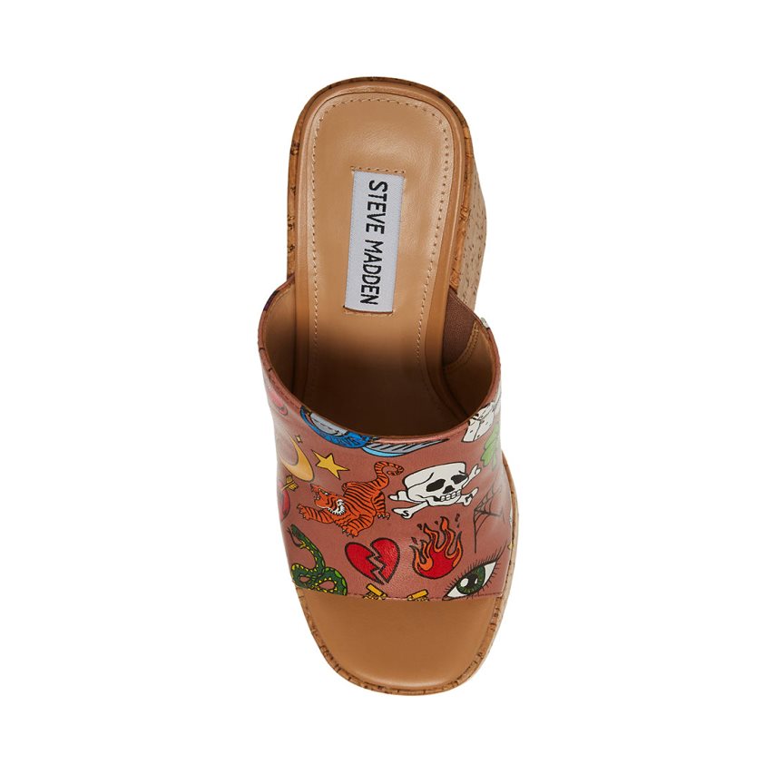 παπουτσια πλατφορμα γυναικεια Steve Madden Joanne καφε | GR-O127XSY
