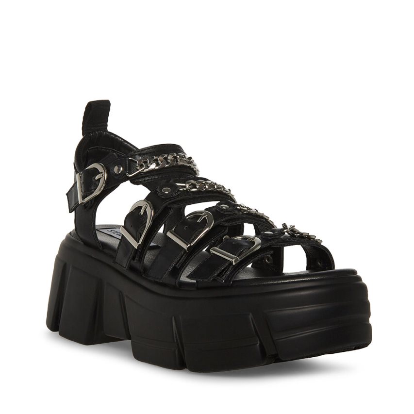 πεδιλα πλατφορμεσ γυναικεια Steve Madden Tower μαυρα | GR-147OZWR