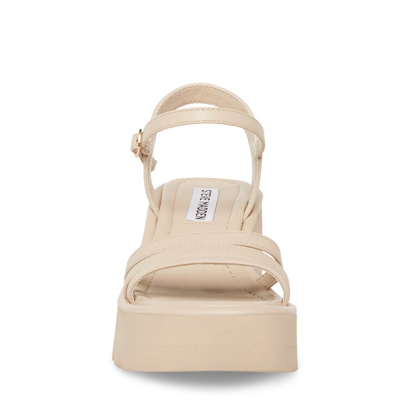 πεδιλα πλατφορμεσ γυναικεια Steve Madden Dane Μπεζ | GR-1496MFT