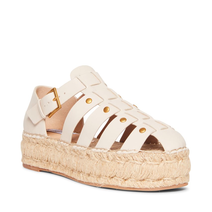 πεδιλα πλατφορμεσ γυναικεια Steve Madden Kilo ασπρα | GR-15O2YPS