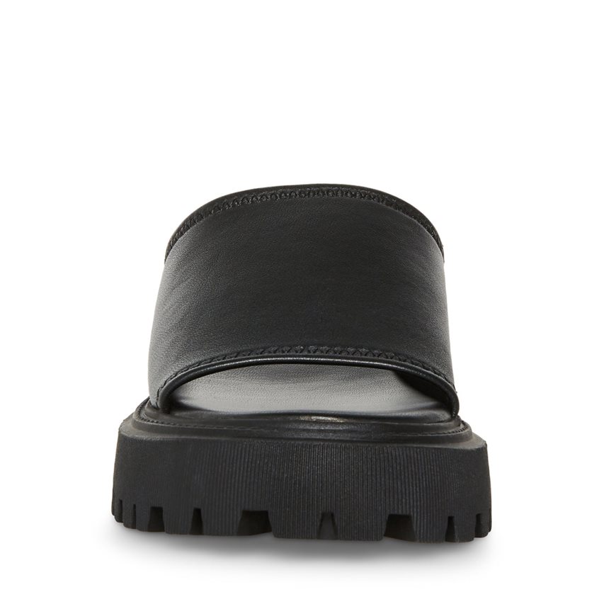 πεδιλα πλατφορμεσ γυναικεια Steve Madden Sophina δερματινα μαυρα | GR-1652BDF