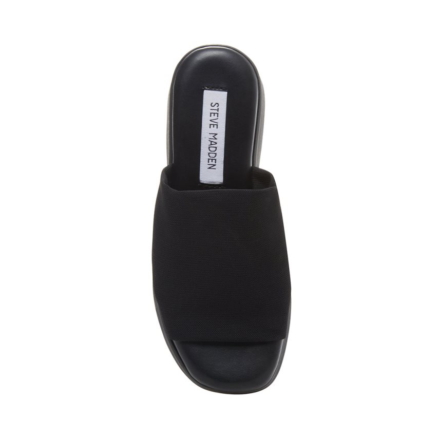 πεδιλα πλατφορμεσ γυναικεια Steve Madden Slinky30 μαυρα | GR-278OHFR