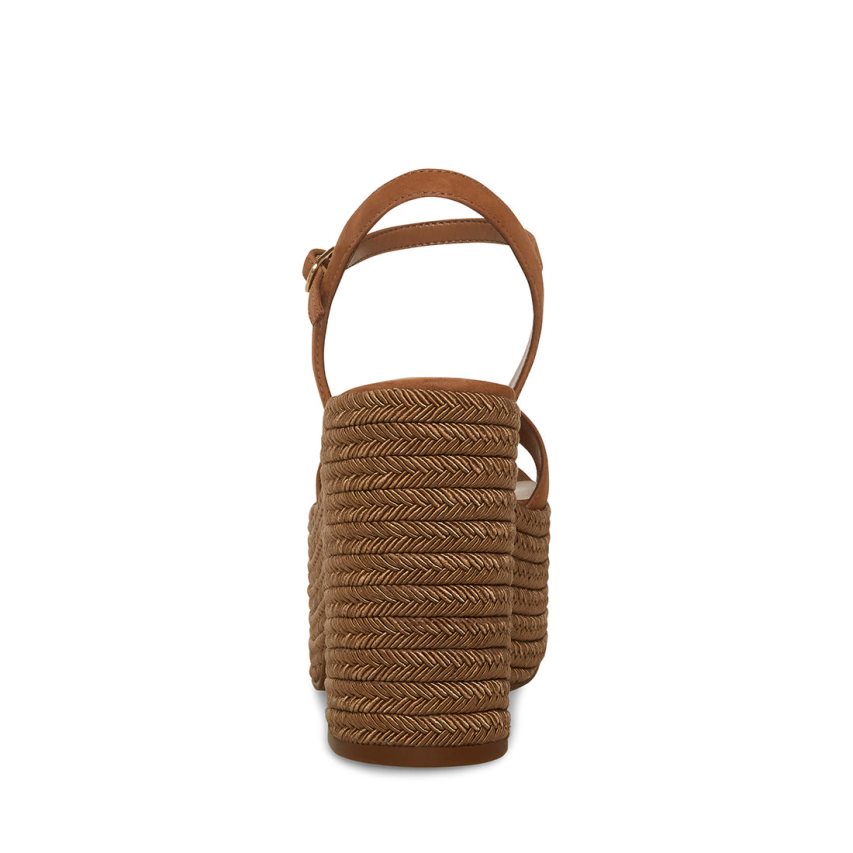 πεδιλα πλατφορμεσ γυναικεια Steve Madden Andrea καφε | GR-4235ZEO
