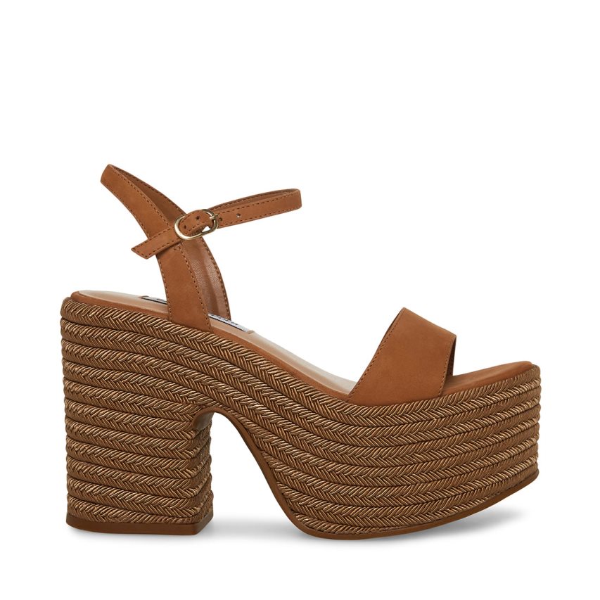 πεδιλα πλατφορμεσ γυναικεια Steve Madden Andrea καφε | GR-4235ZEO