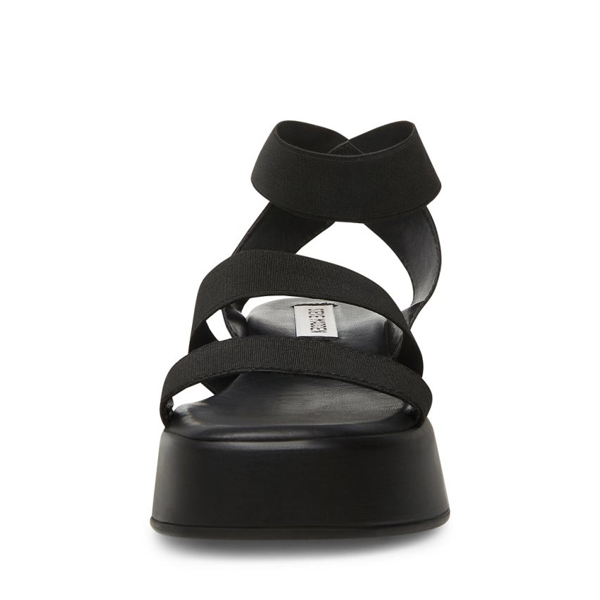 πεδιλα πλατφορμεσ γυναικεια Steve Madden Sashes μαυρα | GR-4785ICZ