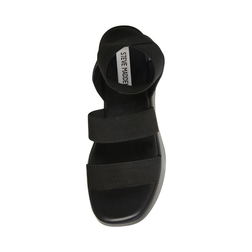 πεδιλα πλατφορμεσ γυναικεια Steve Madden Sashes μαυρα | GR-4785ICZ