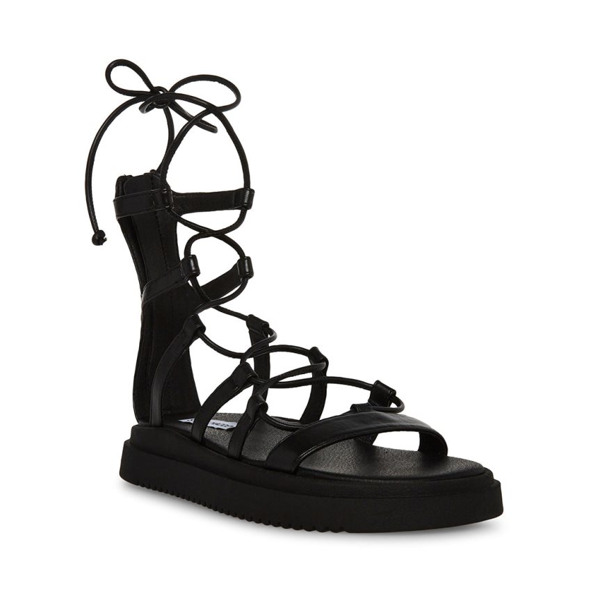 πεδιλα πλατφορμεσ γυναικεια Steve Madden Mel μαυρα | GR-5716MRS
