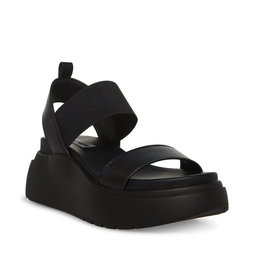πεδιλα πλατφορμεσ γυναικεια Steve Madden Cruise μαυρα | GR-6214VRH