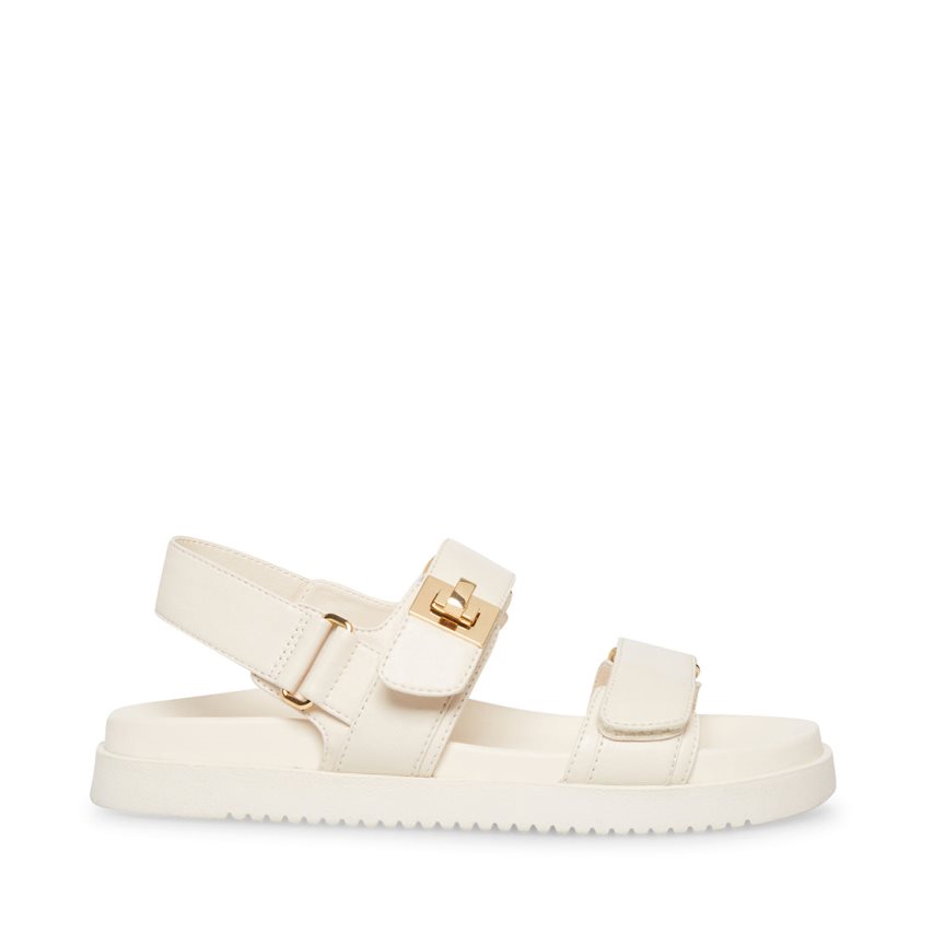 πεδιλα πλατφορμεσ γυναικεια Steve Madden Mona δερματινα Μπεζ | GR-6759UQJ