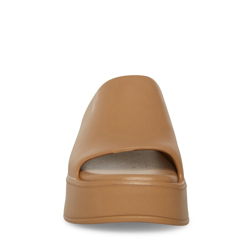 πεδιλα πλατφορμεσ γυναικεια Steve Madden Slinky-j καφε | GR-7826YMA