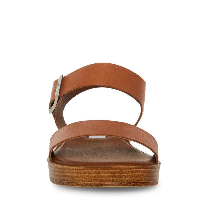 πεδιλα πλατφορμεσ γυναικεια Steve Madden Keenan δερματινα καφε | GR-8917DBN