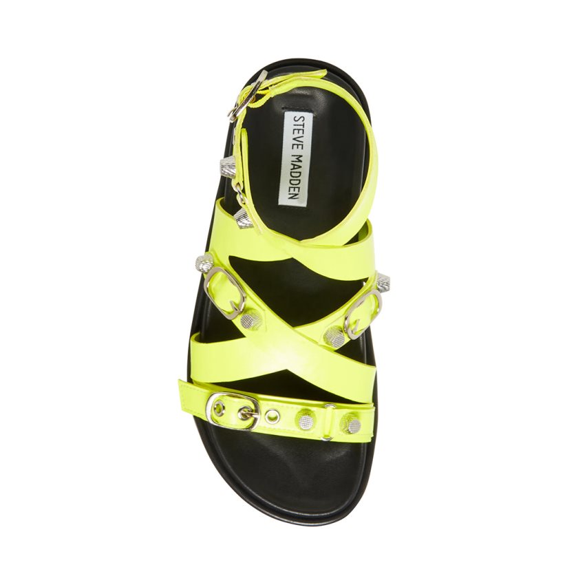 πεδιλα πλατφορμεσ γυναικεια Steve Madden Brant Neon πρασινο | GR-9257BNG