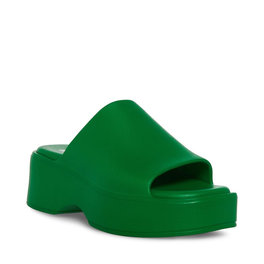πεδιλα πλατφορμεσ γυναικεια Steve Madden Slinky-j πρασινο | GR-9374KMU