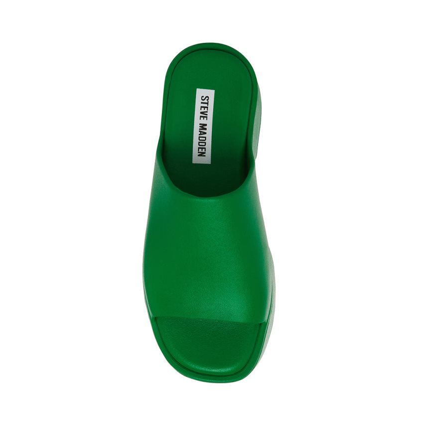 πεδιλα πλατφορμεσ γυναικεια Steve Madden Slinky-j πρασινο | GR-9374KMU