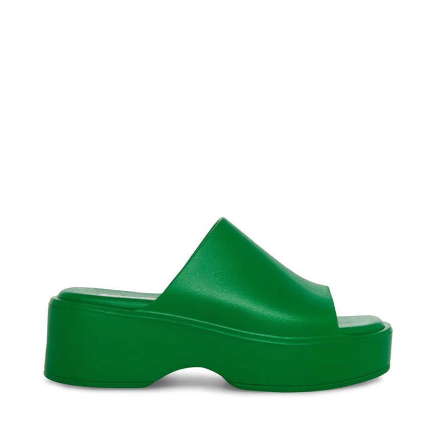 πεδιλα πλατφορμεσ γυναικεια Steve Madden Slinky-j πρασινο | GR-9374KMU