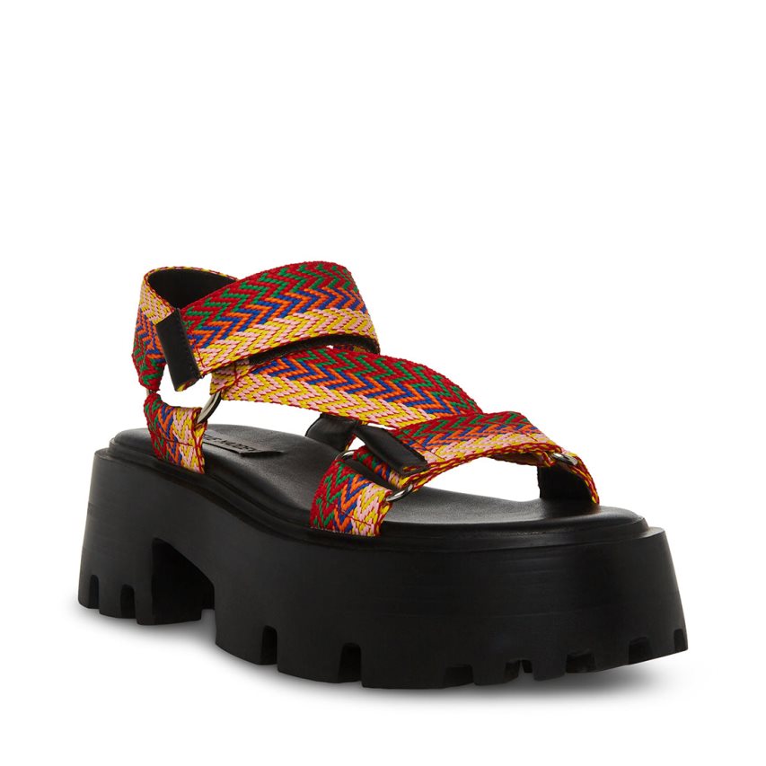 πεδιλα πλατφορμεσ γυναικεια Steve Madden Milly Πολύχρωμο | GR-9768CQY